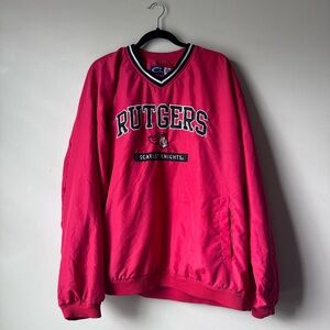 ‼️SOLD‼️ Red Rutgers Scarlet Knights Pullover